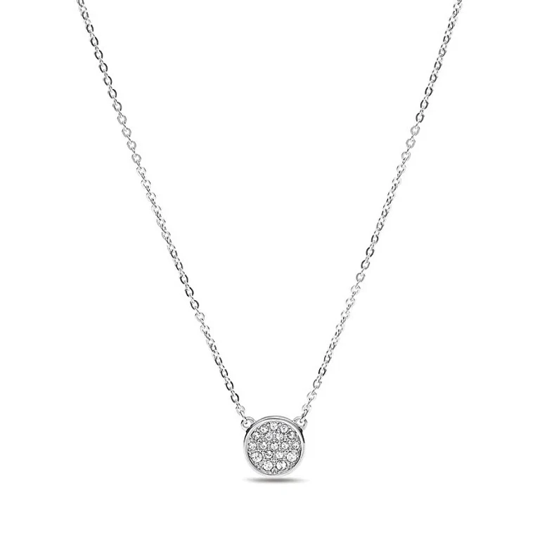 Women's Steel Necklace with Zirconia Jof00328040