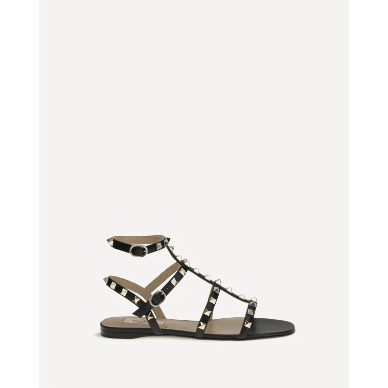 Rockstud leather Sandals Female 40