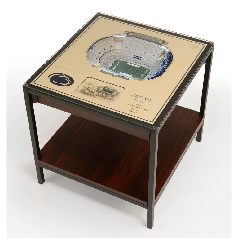 NCAA 25-Layer StadiumViews Lighted End Table - Penn State Nittany Lions:- Penn State Nittany Lions
