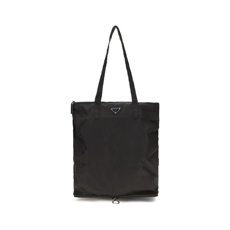 Re-Nylon Tote Bag â Black