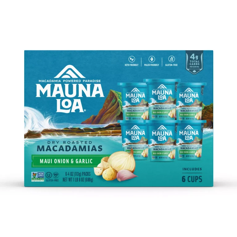 Maui Onion & Garlic Macadamias 6 ct., 4 oz.