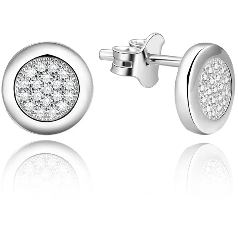 AGUP1187 Silver Stud Earrings