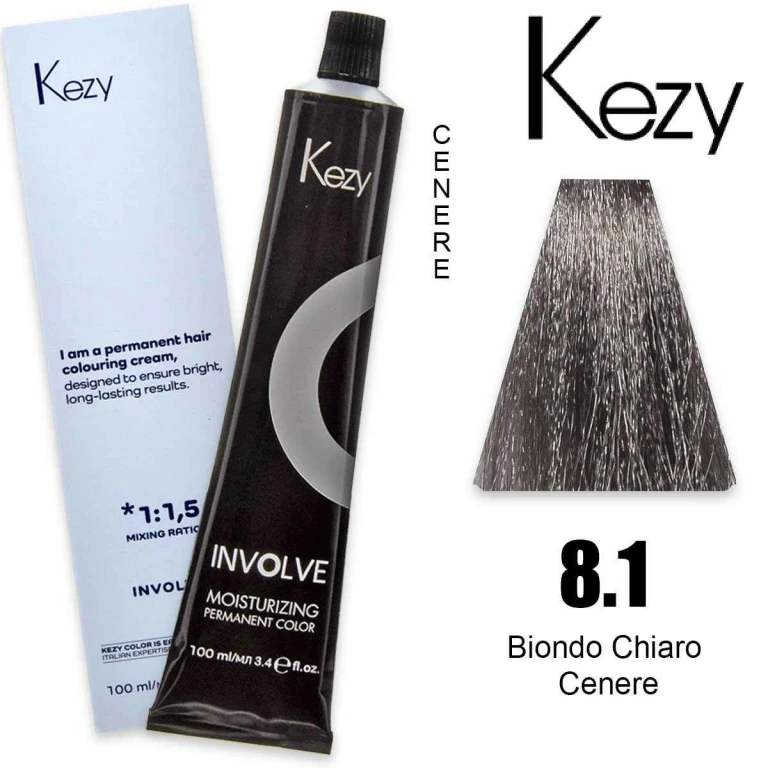 involve color 100 ml light ash blonde 8.1