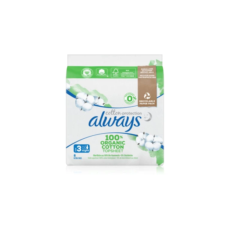 Night protection Always Cotton - 8 pads
