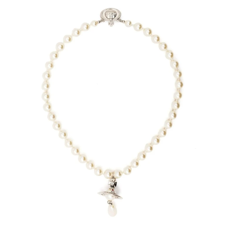 Faux-pearl Drop Choker