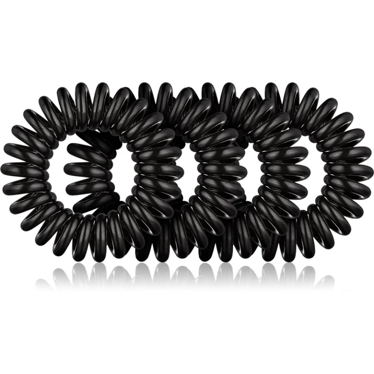 black hair elastics 4pcs