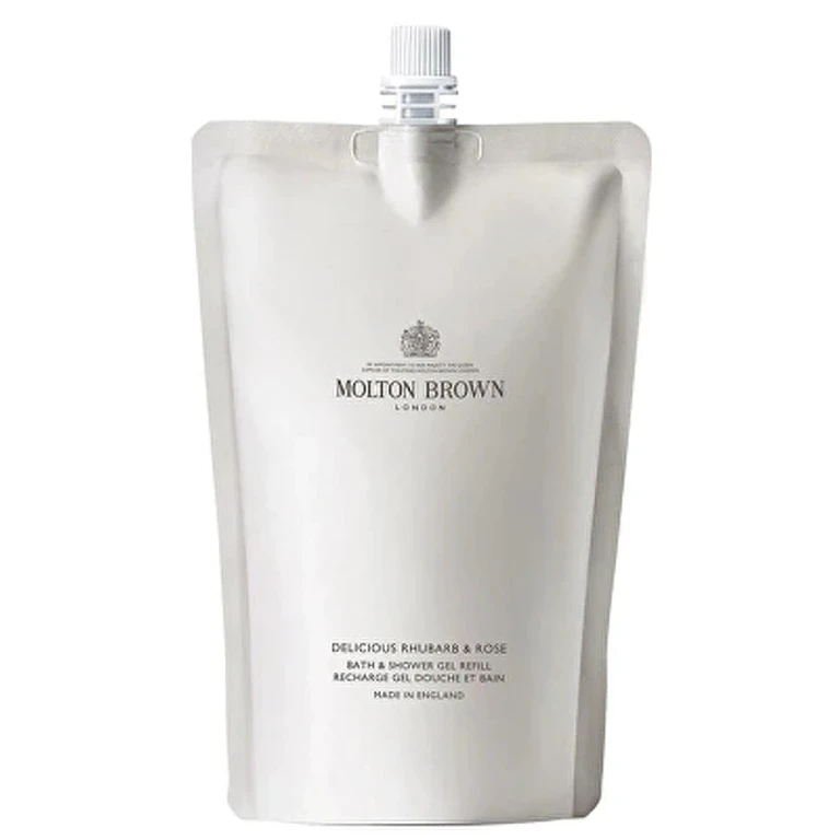Delicious Rhubarb & Rose Bath & Shower Gel Refill 400 Ml