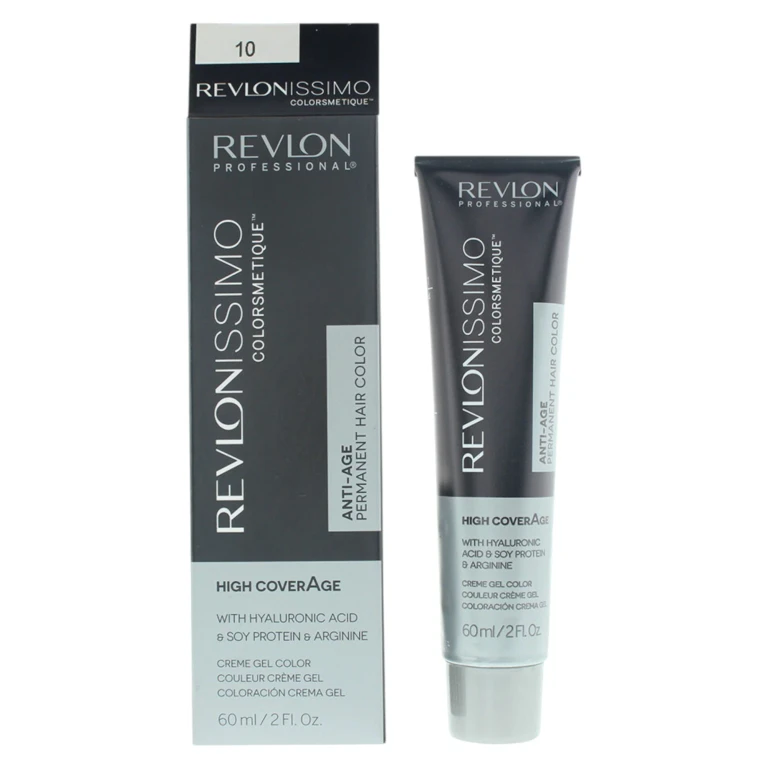 Revlonissimo Colorsmetique Hyaluronic Acid Permanent Hair Color 10 Light Blonde 60 ml