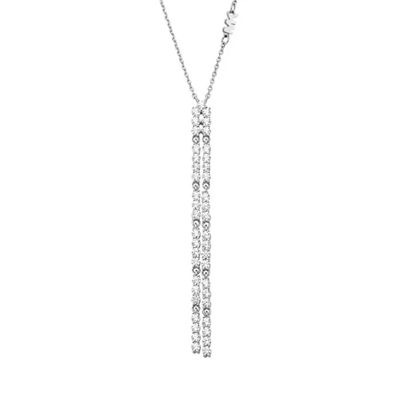Luxury Silver Necklace with Premium Zirconia Mkc1811040