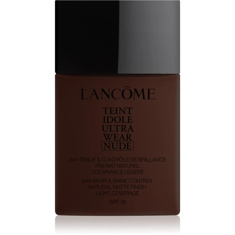 Teint Idole Ultra Wear Nude lightweight mattifying foundation color 17 Ebène 40 ml