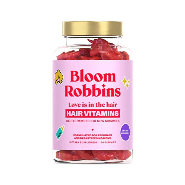 Bloom Robbins Love Is in the Hair - Gummy Candies for Healthy Hair for Moms 60 Pieces