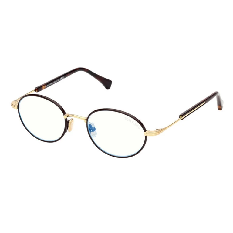 Mens Black Oval Eyeglass Frames FT5973-B 050
