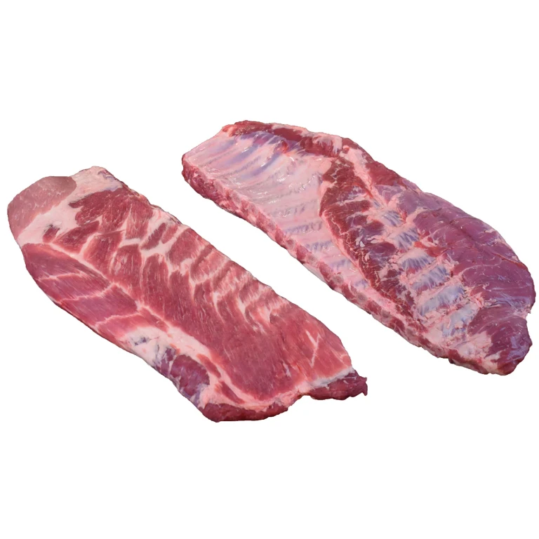 Whole Bone-In Pork Spare Ribs, Vacuum Pack, priced per pound