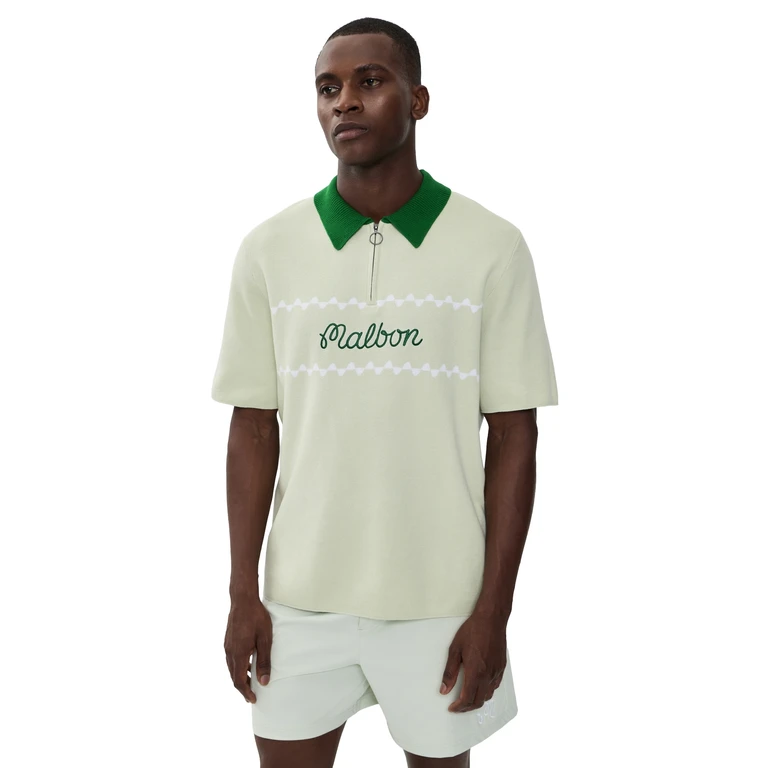 Benny Sweater Polo Green Tint M