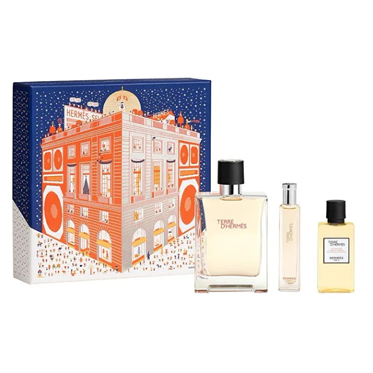 Terre D` Hermes - Edt 100 ml + Shower Gel 40 ml + Edt 15 ml