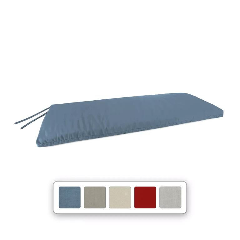 Sunbrella 48' x 18' Outdoor Settee Swing Bench Cushion, Spectrum Indigo:- Spectrum Indigo