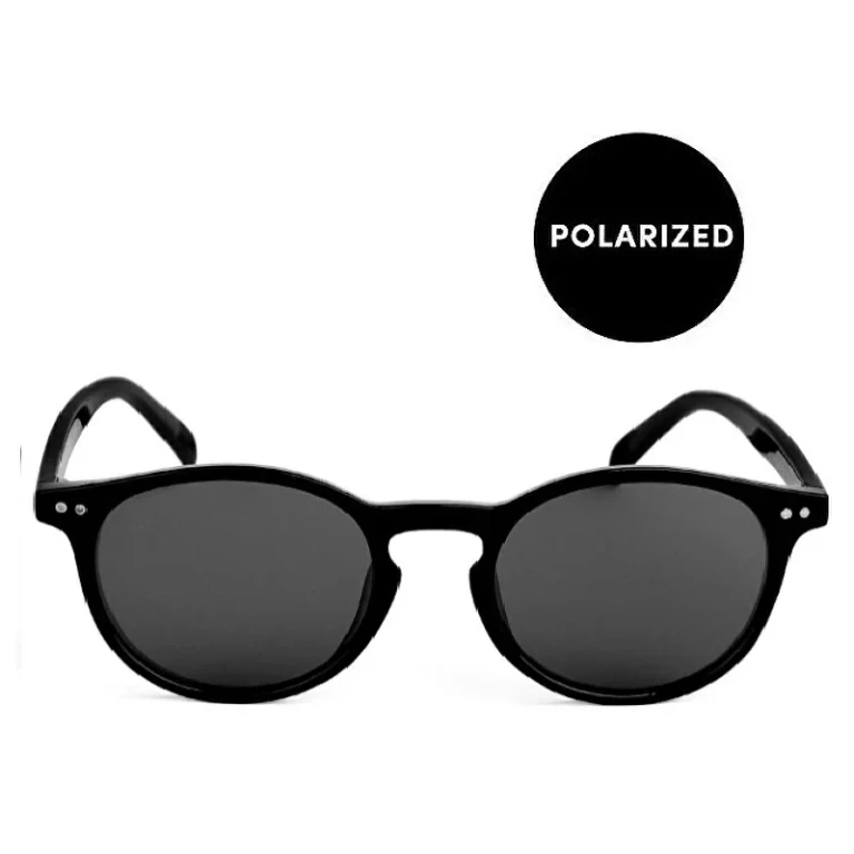Mitzi Thin Black Polarized Sunglasses