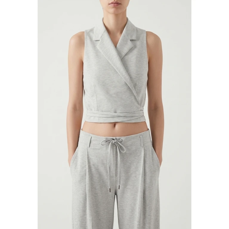 Wolight Grey Sleeveless Shirt