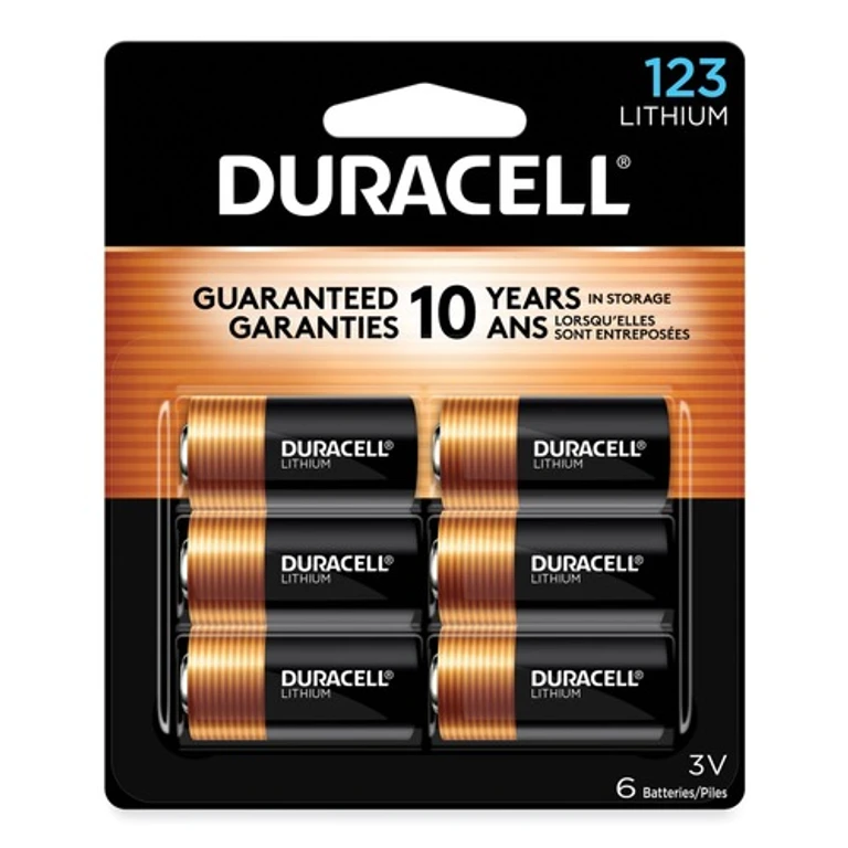 3V Specialty High-Power 123 Lithium Batteries (6/Pack)