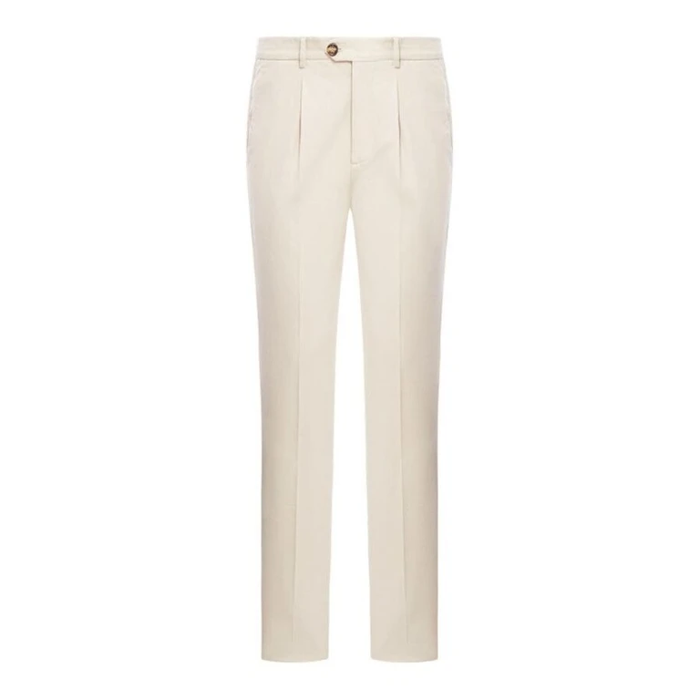 Cream Tailored Trousers