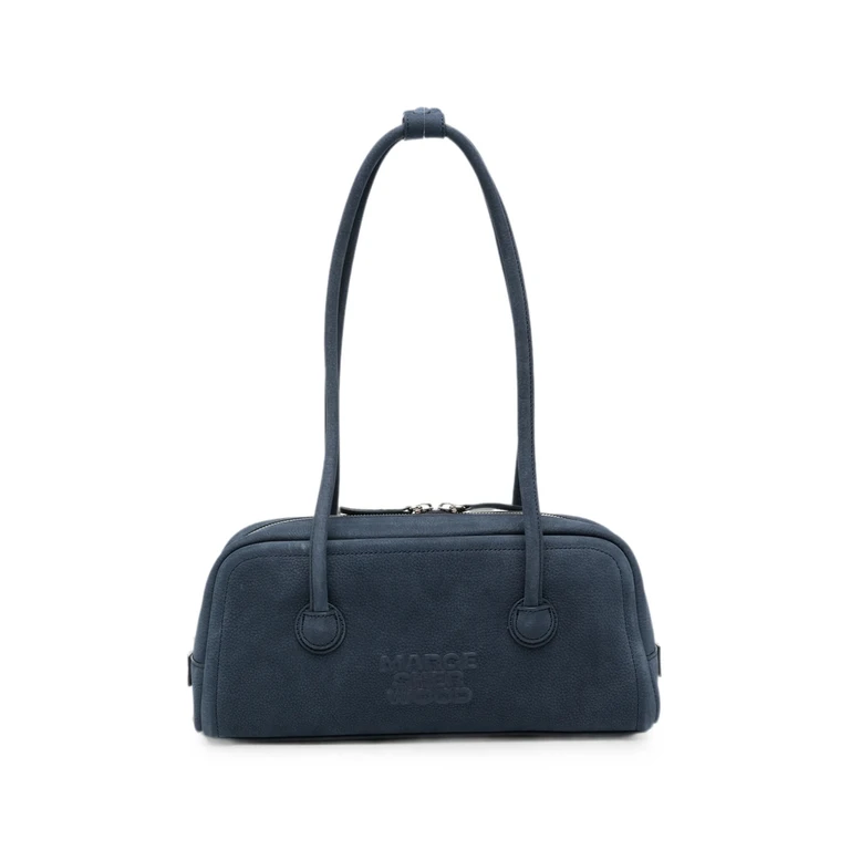 Embossed-logo Nubuck-leather Tote Bag