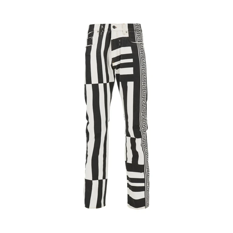 Denim jeans with Sylvester print Man 32