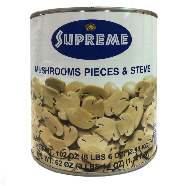 Mushrooms Pieces & Stems, 102 oz.