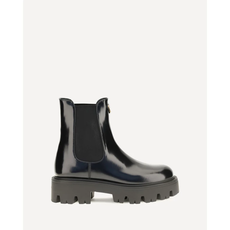 Brushed leather ankle Boots Female 38.5