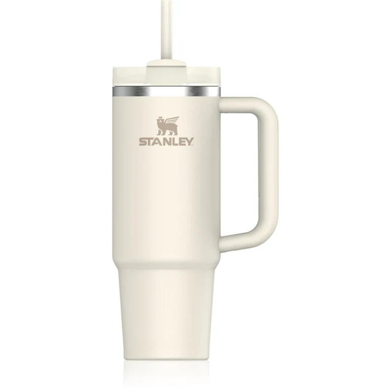 Quencher H2.O FlowState™ Stainless Steel Thermal Tumbler with Straw Cream 890ml