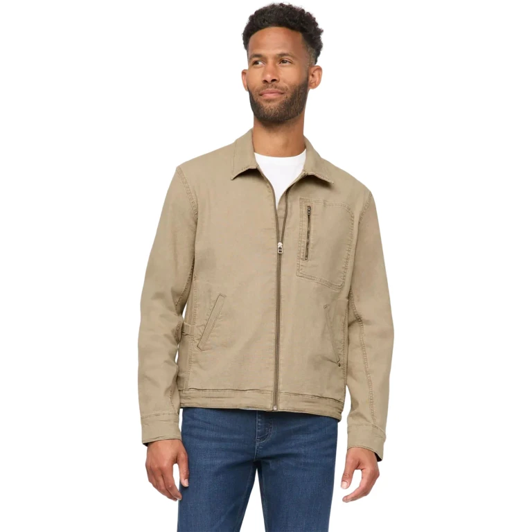 Stretch Canvas Utility Jacket - Men's