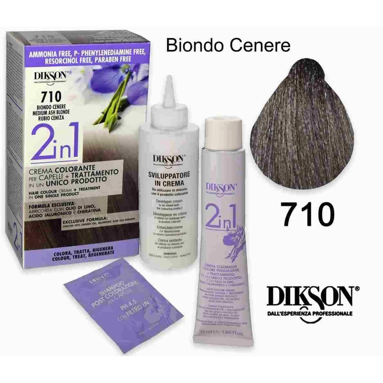 2 In 1 Color Cream 710 Ash Blonde