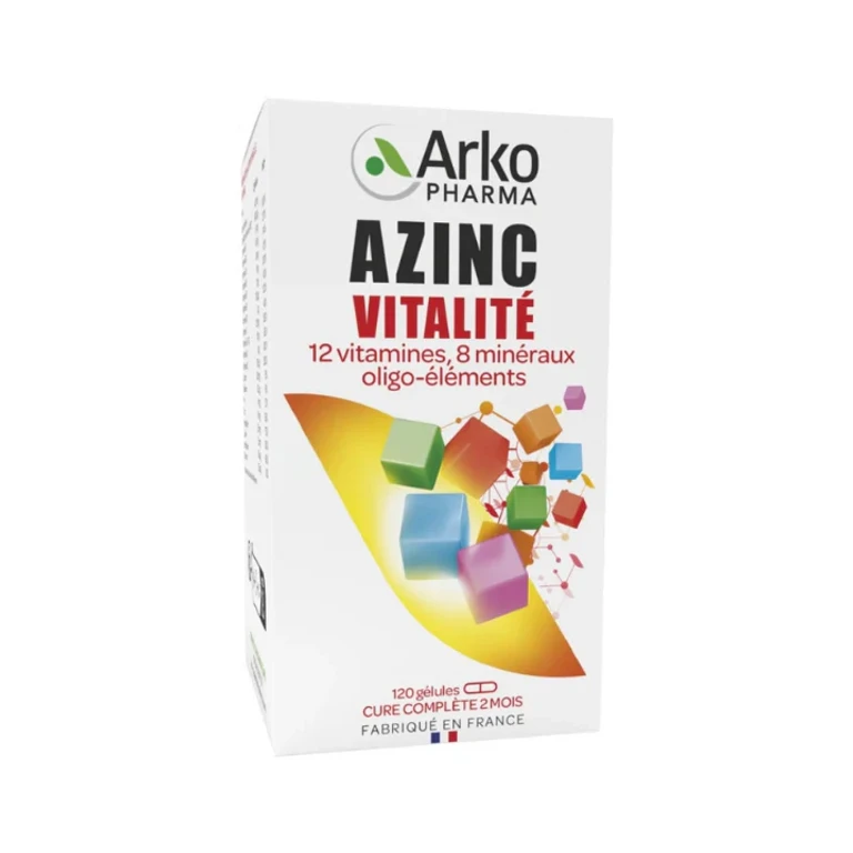 Azinc Vitality Vitamins C & E, Zinc Adult 120 capsules