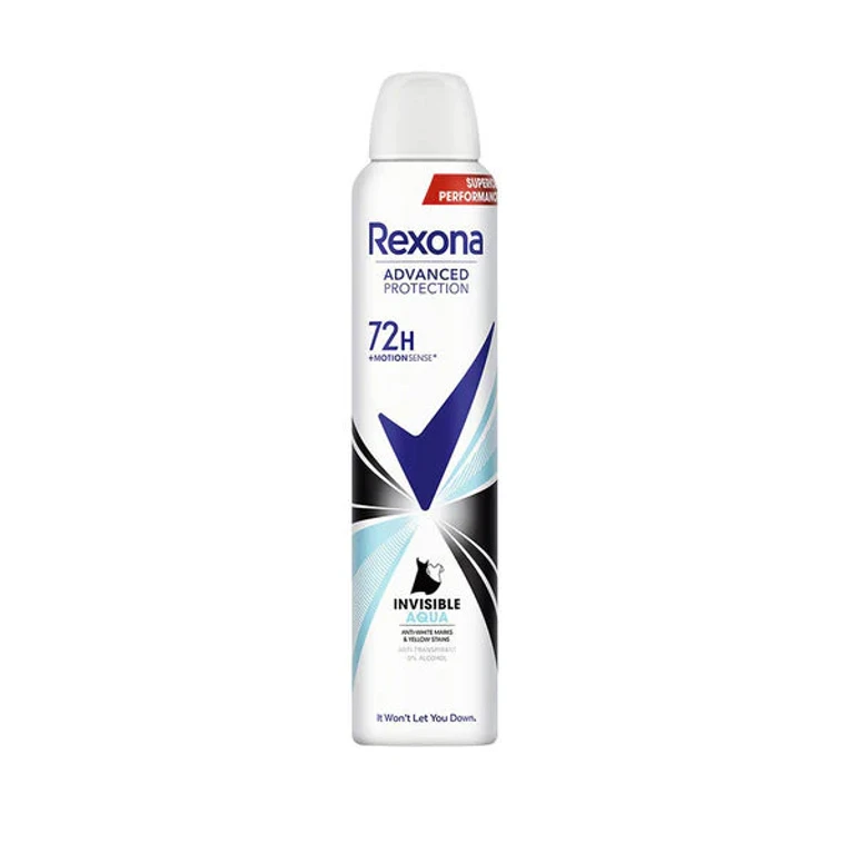 Deodorant Rexona Invisible Aqua Spray 200ml 72H