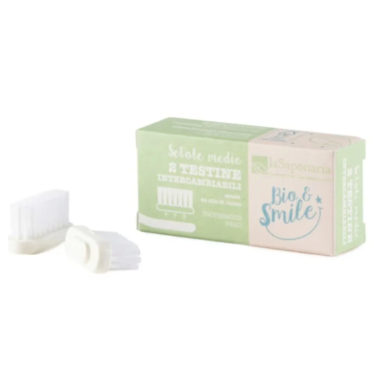 Bio&Smile - Interchangeable Heads for Medium Bristle Toothbrush
