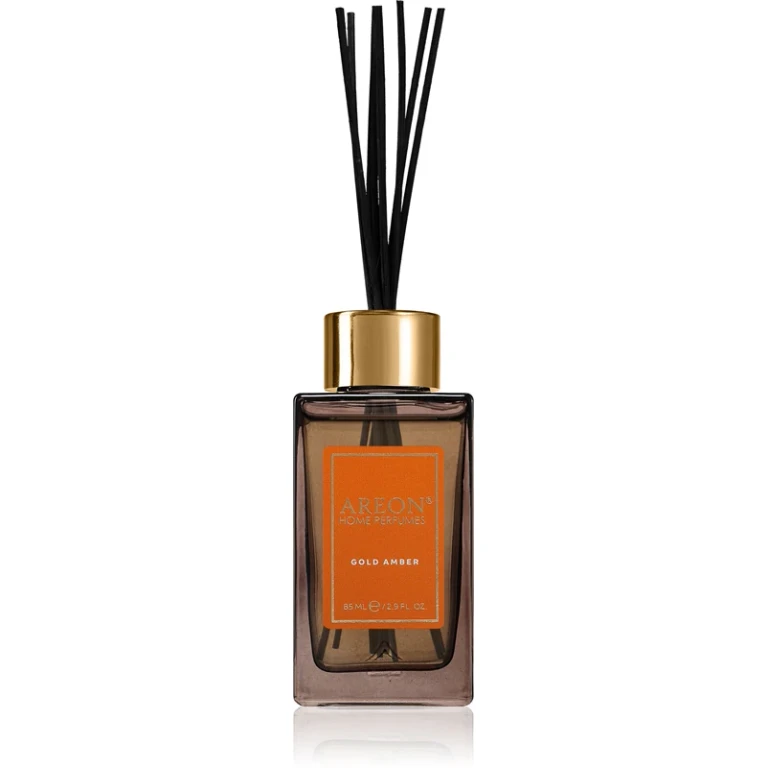 Home Amber Black Golden Aroma Diffuser with Refill 85ml