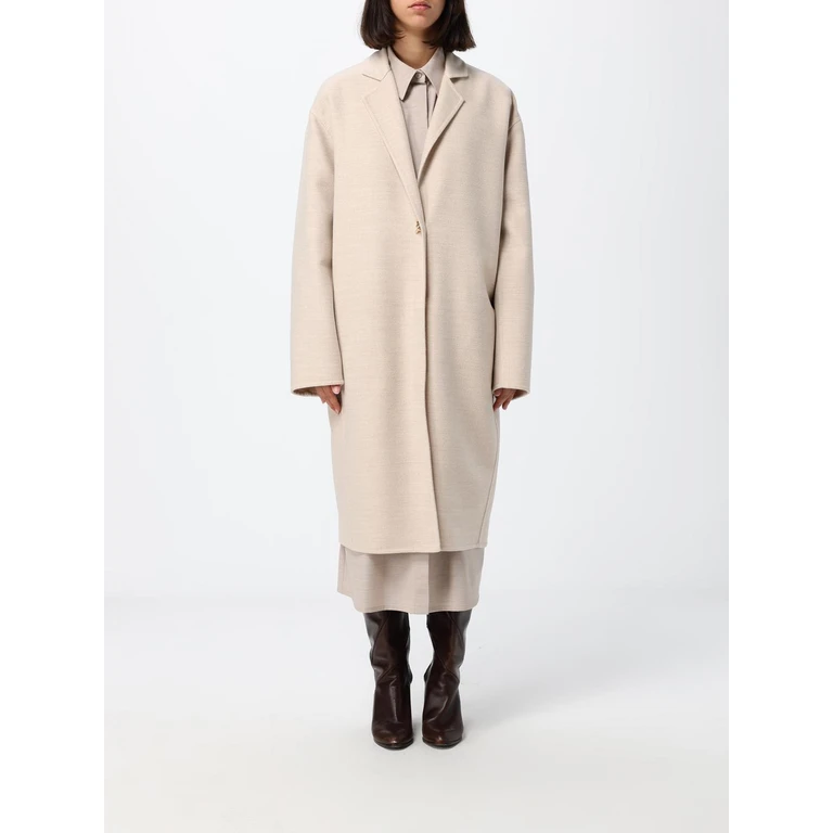 Jacket Woman color Beige (CTD216F189D867CASHA')