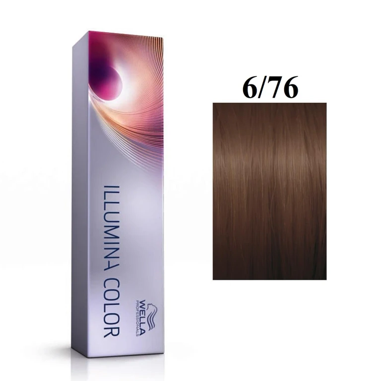 Professionals Illumina Color Permanent Hair Dye 6/76 Dark Blonde Violet Brown 60 ml