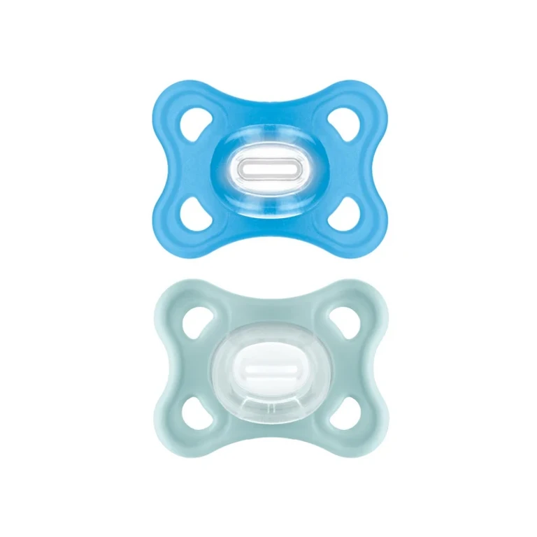 Comfort Silicone Pacifiers 2-6 months Blue x2