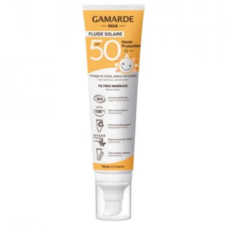 Bio Sunscreen Cream Face and Body SPF 50 100 ml for children