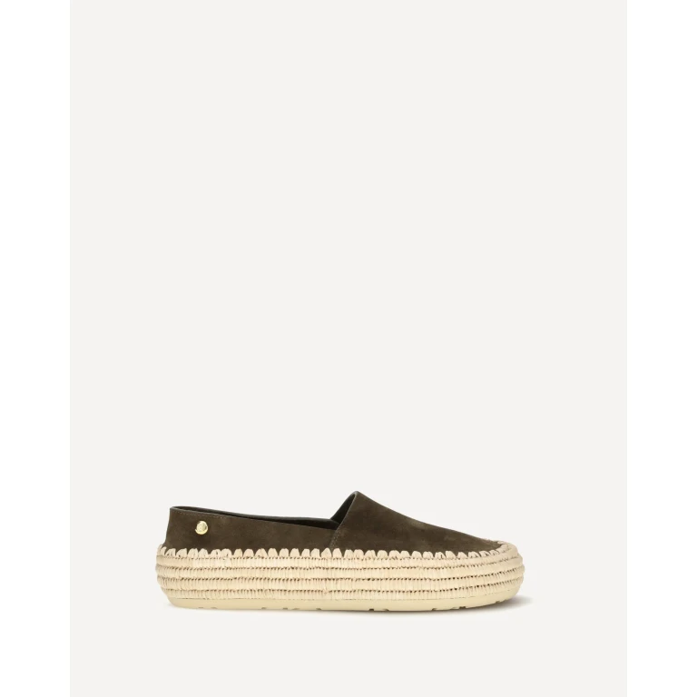 Rio suede and raffia Espadrillas Female 36