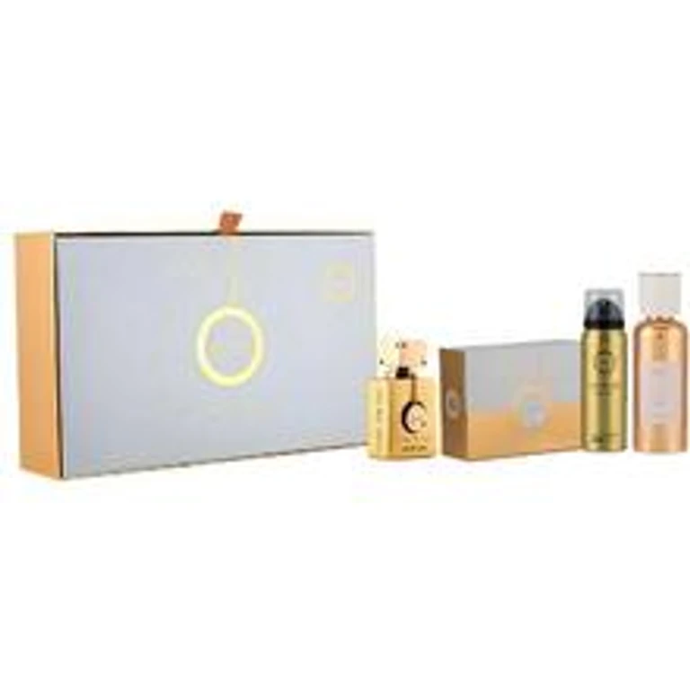 Club De Nuit Milestone Eau de Parfum Conjunto Presente 30 ml com Sabonete Sólido, Spray Corporal e Laca para Cabelo