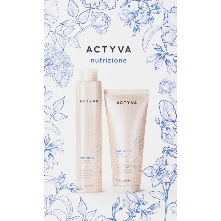 Actyva Nutrizione Set Shampoo 250ml e Balsamo 200ml — Set shampoo e balsamo