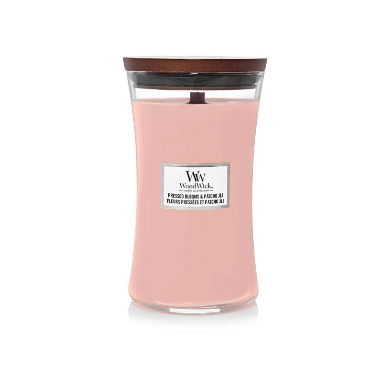 Blooms & Patchouli Large Pressed Scented Candle Jar 609.5g