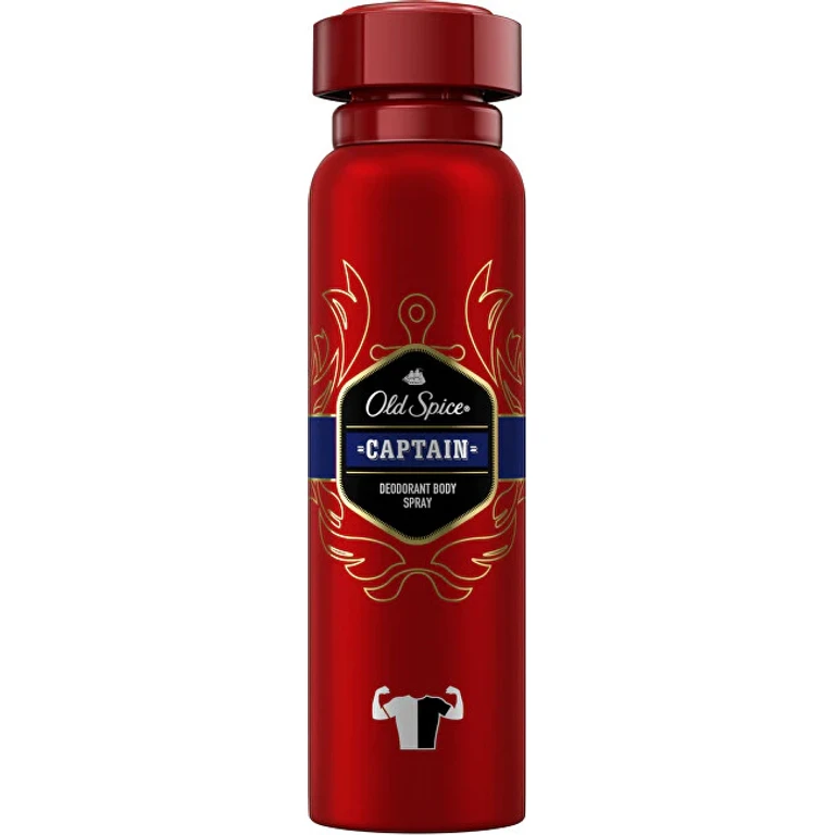 Captain Spray Deodorant (Body Spray Deodorant) 150 ml