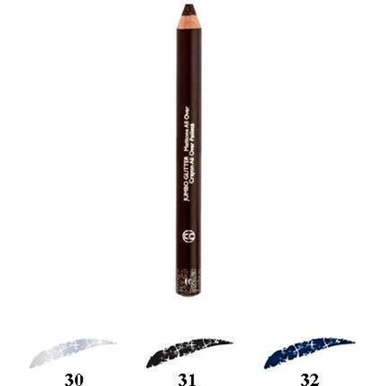 Astra Jumbo Glitter - All Over 31 Black Sheen Pencil