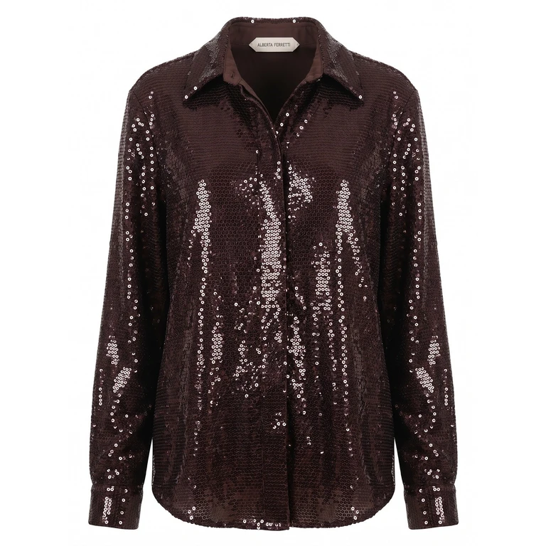 Camicia Alberta Ferretti con paillettes