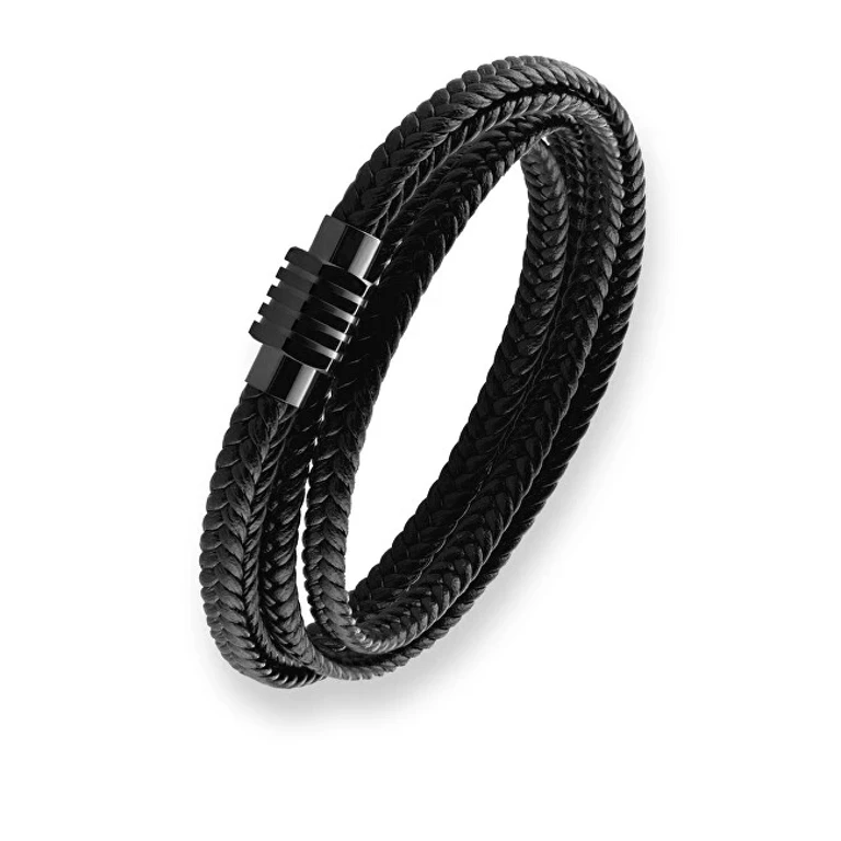 Modern Leather Men's Bracelet Vabob011