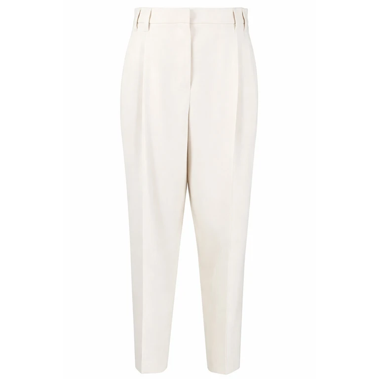 Milk Wool Tailored Trousers