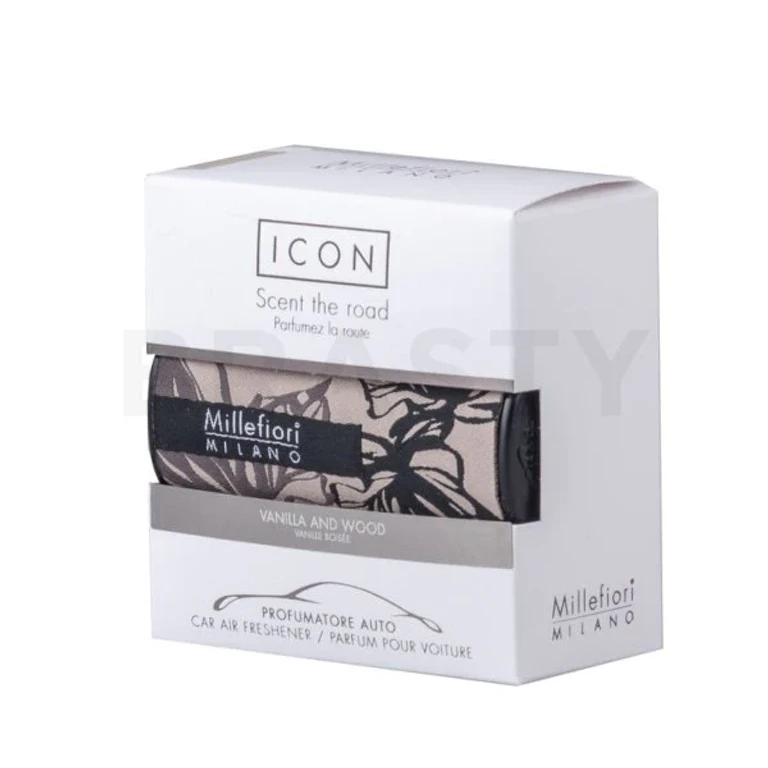 Icon Vanilla & Wood Floral Fabric Car Air Freshener