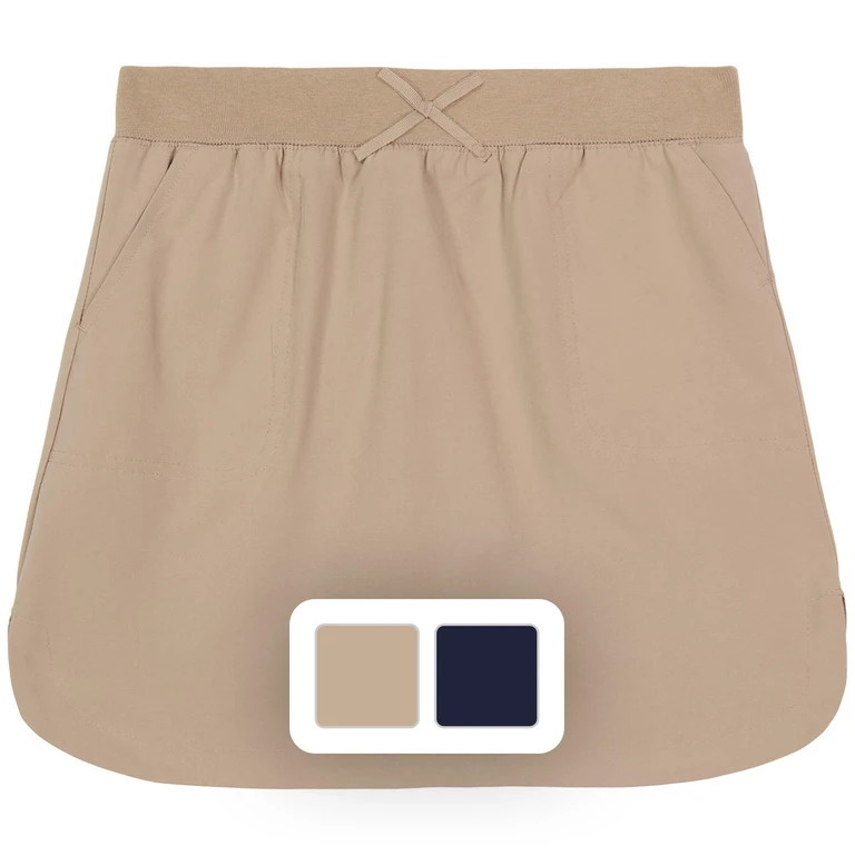 Girls Uniform Skirt Khaki 10:- Khaki, 10